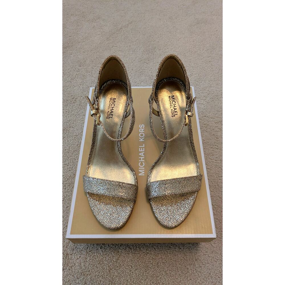 Michael Kors Simone Glitter Mid Sandal
